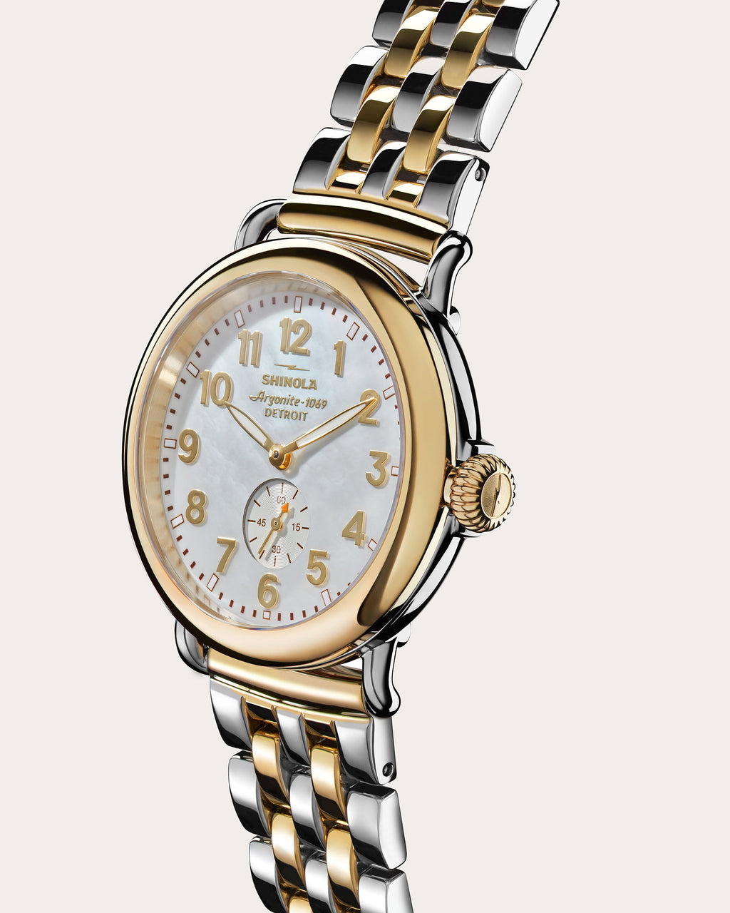 Mother of Pearl Runwell 41mm Sub-Second Watch