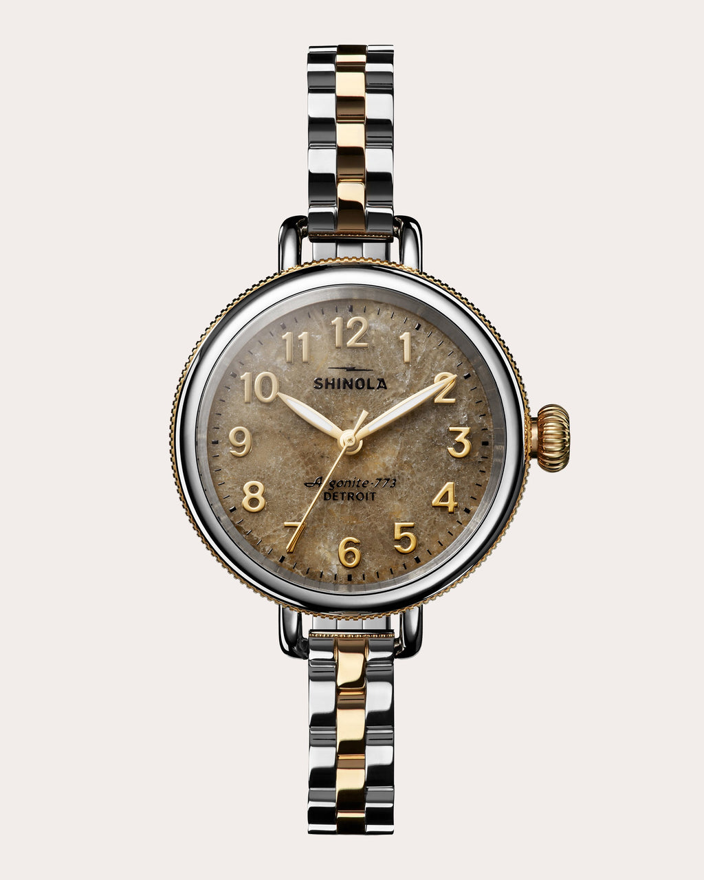 Petoskey Stone Birdy 34mm Bracelet Watch