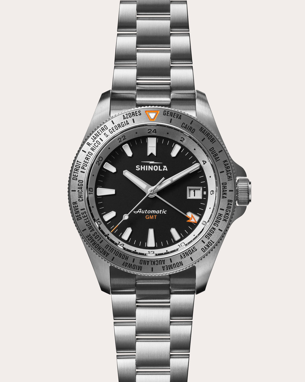 Men's Monster GMT 40mm Bracelet Watch