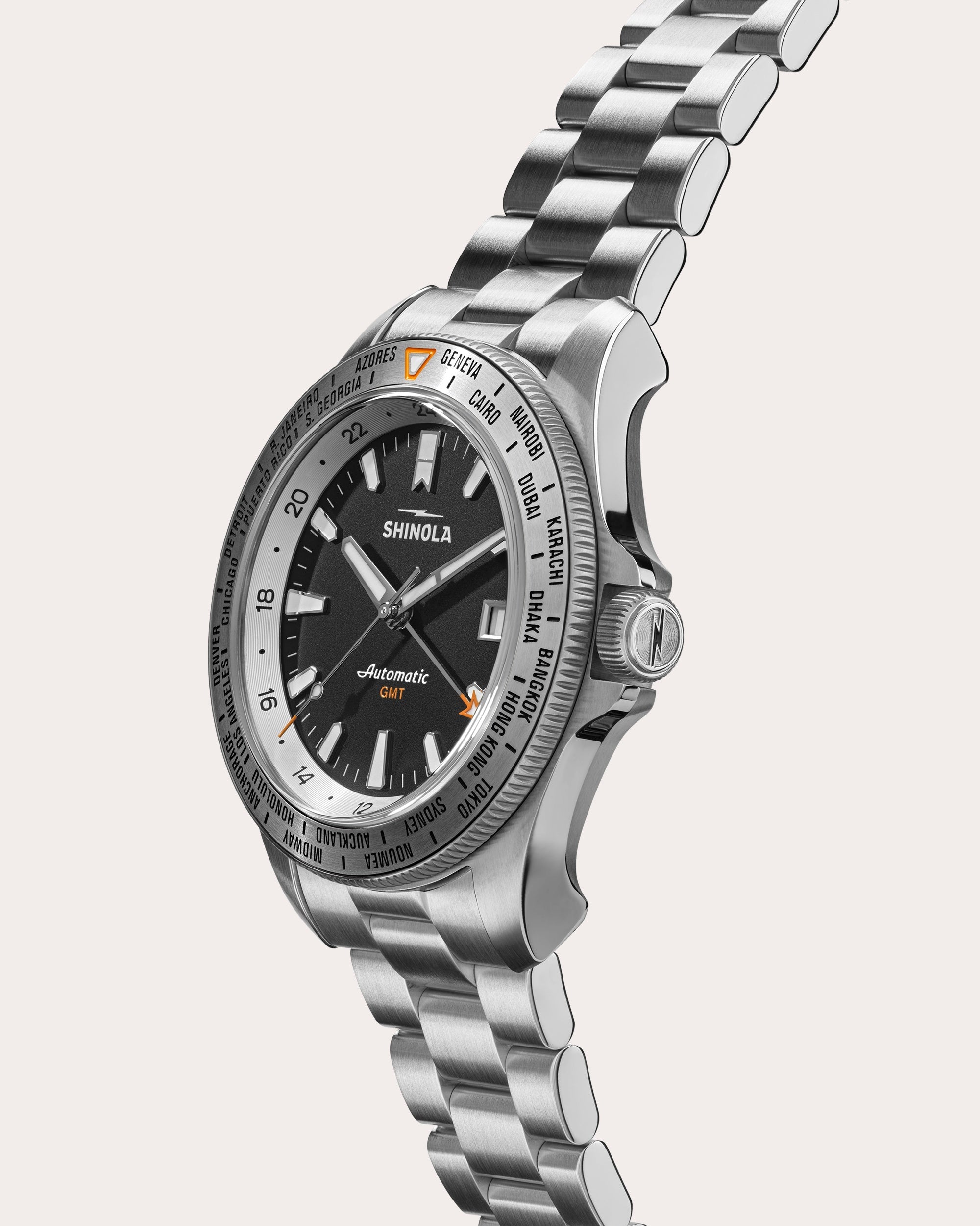 Men's Monster GMT 40mm Bracelet Watch