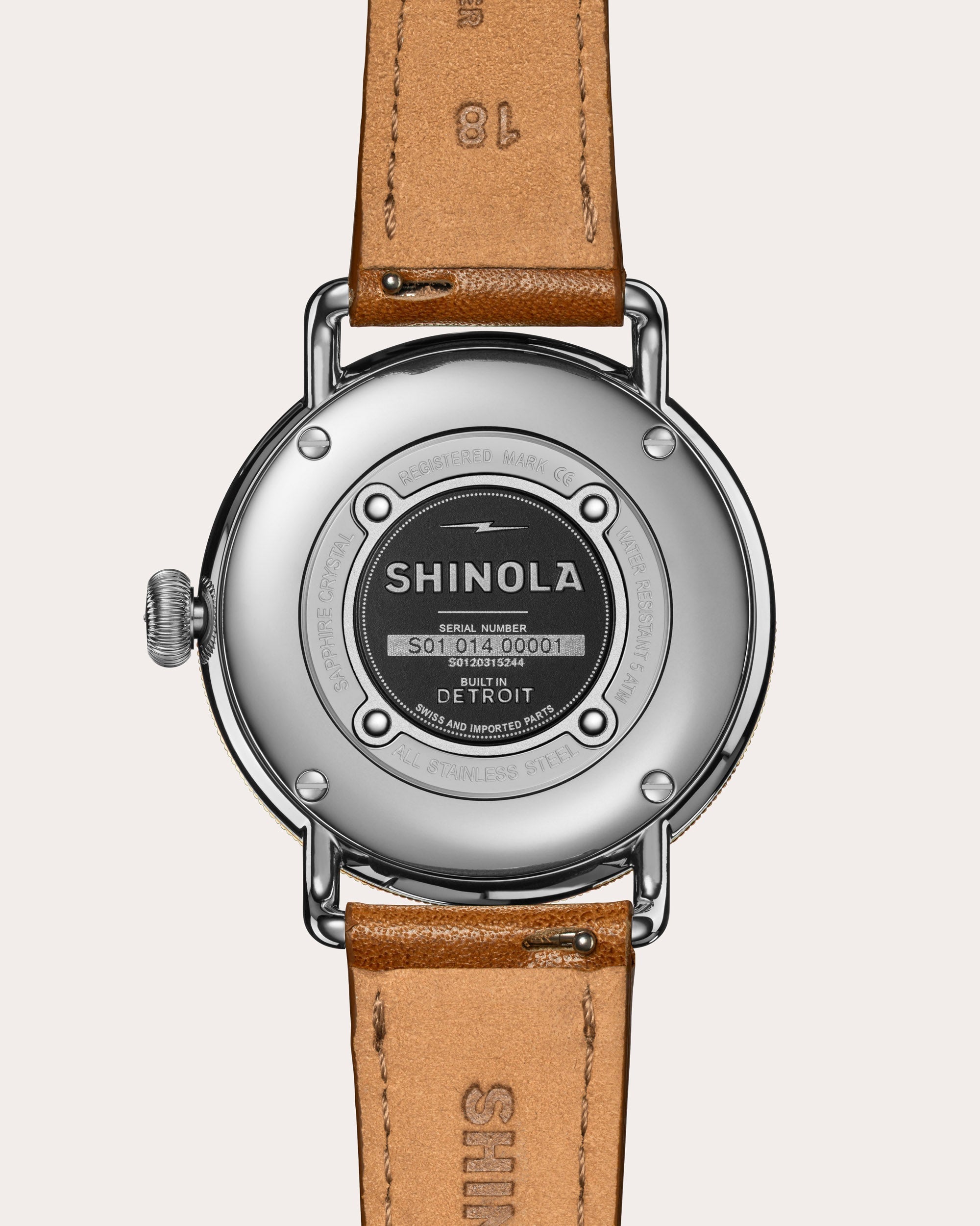 Mother of Pearl Canfield 38mm Leather Watch