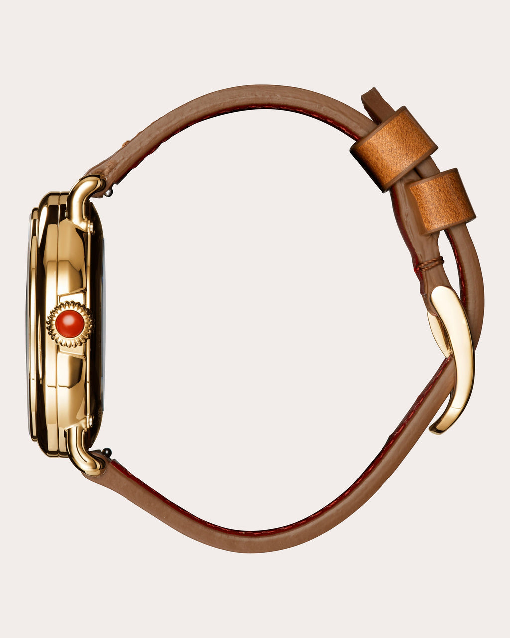Jasper Runwell Gilda 39mm Leather-Strap Watch