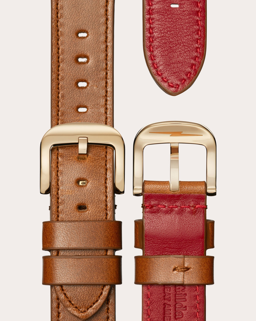 Jasper Runwell Gilda 39mm Leather-Strap Watch