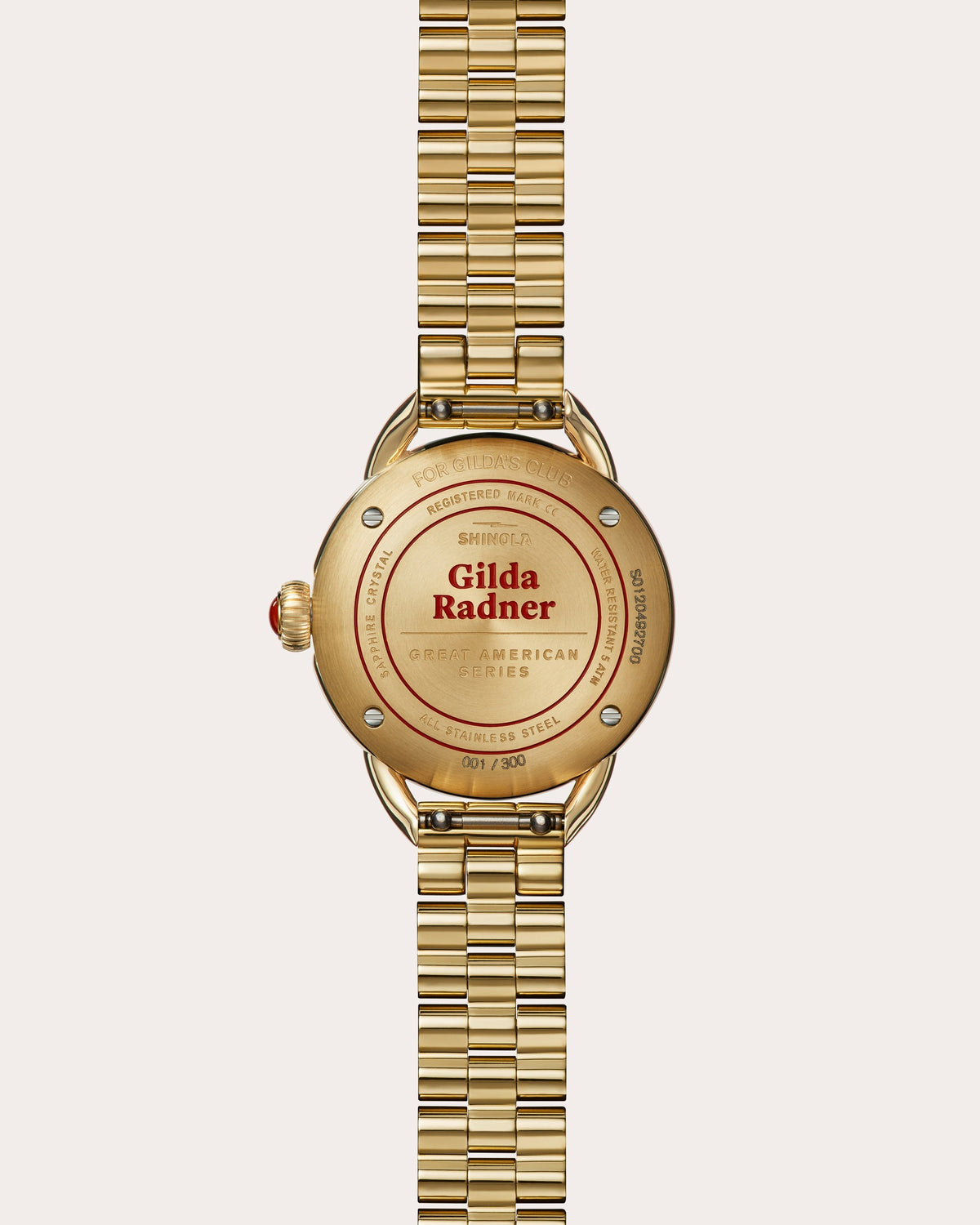 Diamond & Red Jasper Gilda Runabout 25mm Watch