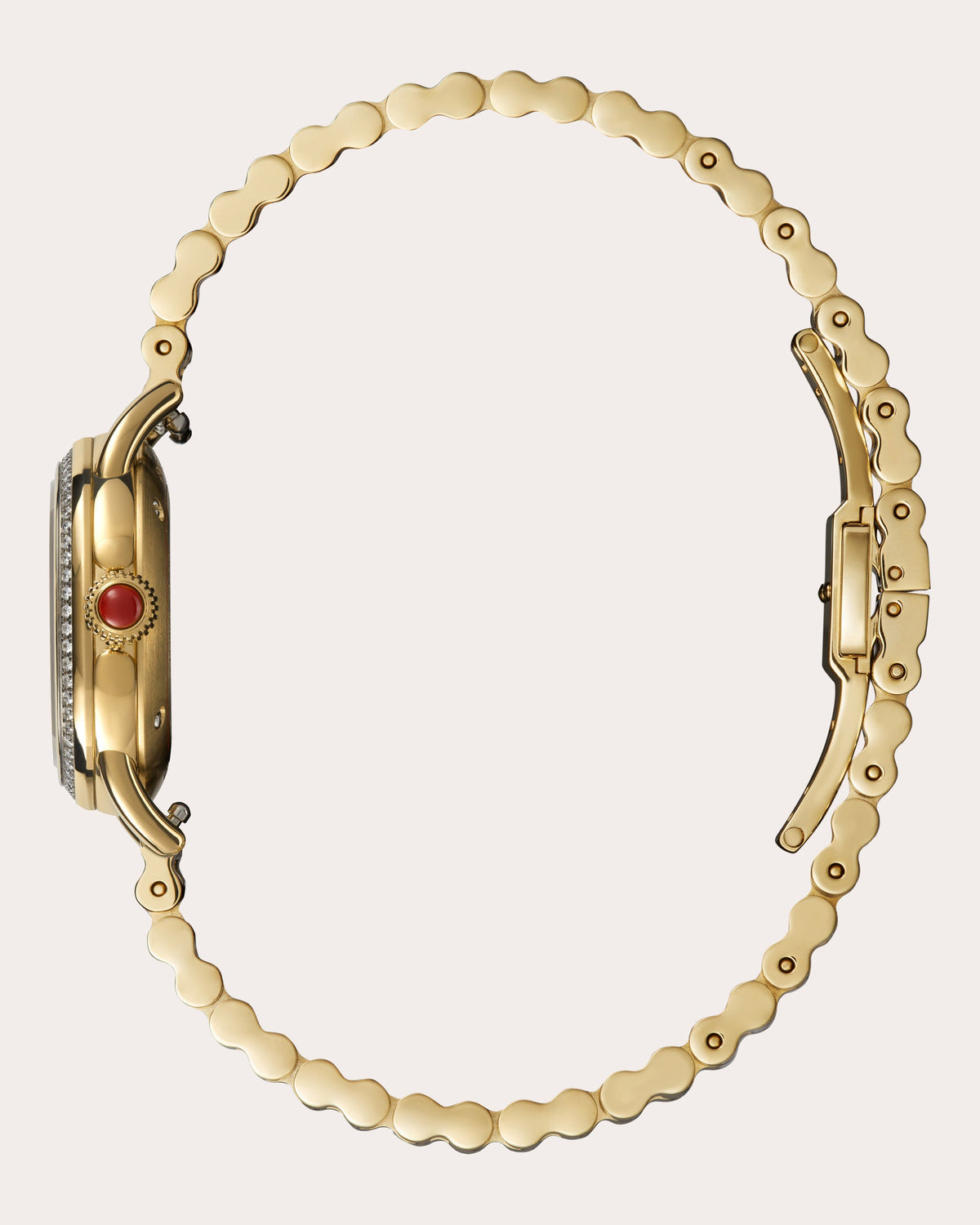 Diamond & Red Jasper Gilda Runabout 25mm Watch