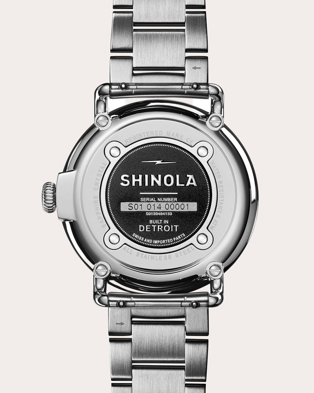 Runwell Lightning 41mm Sub-Second Bracelet Watch