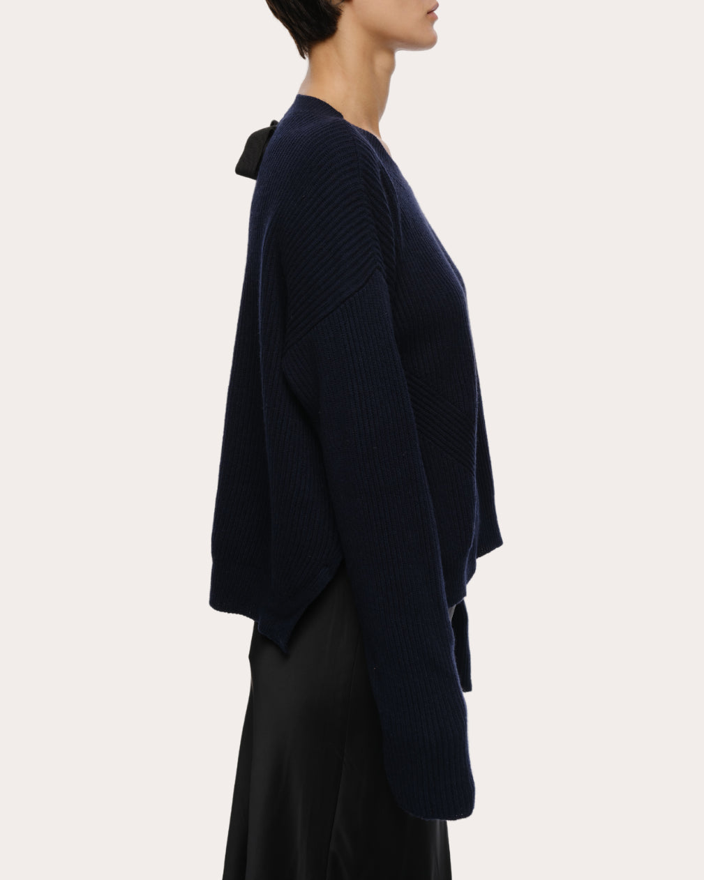 Brina Cotton Cashmere Bow Sweater