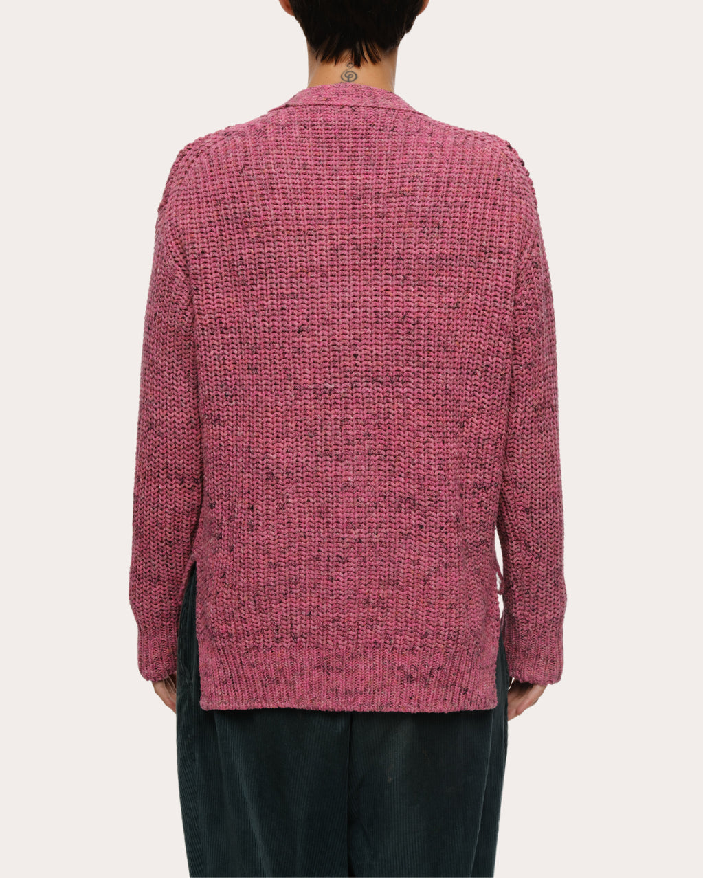 Mireille Chunky Knit V-Neck Cardigan