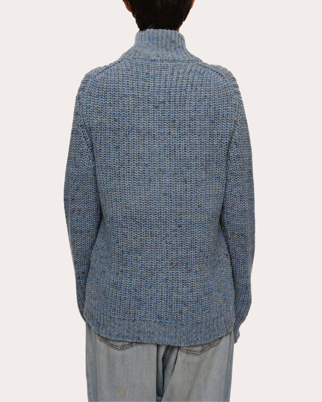 Dave Ribbed Knit Zip Cardigan