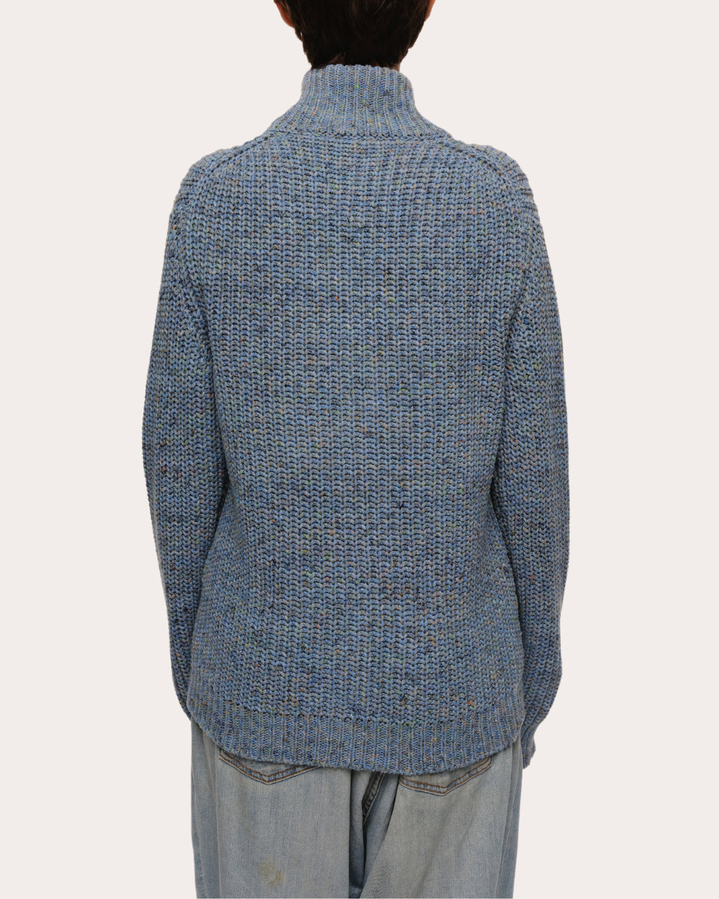 Dave Ribbed Knit Zip Cardigan