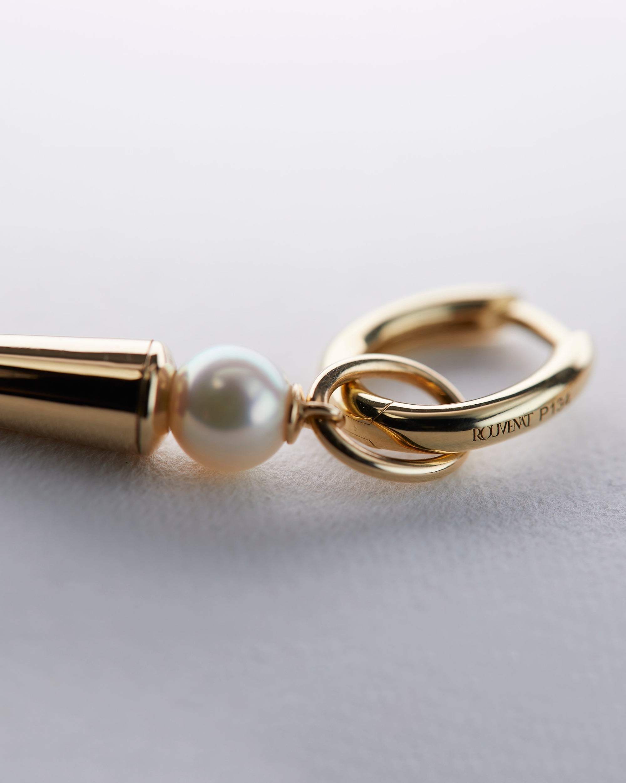 Pearl & 18k Gold Pampille Spike Drop Earrings