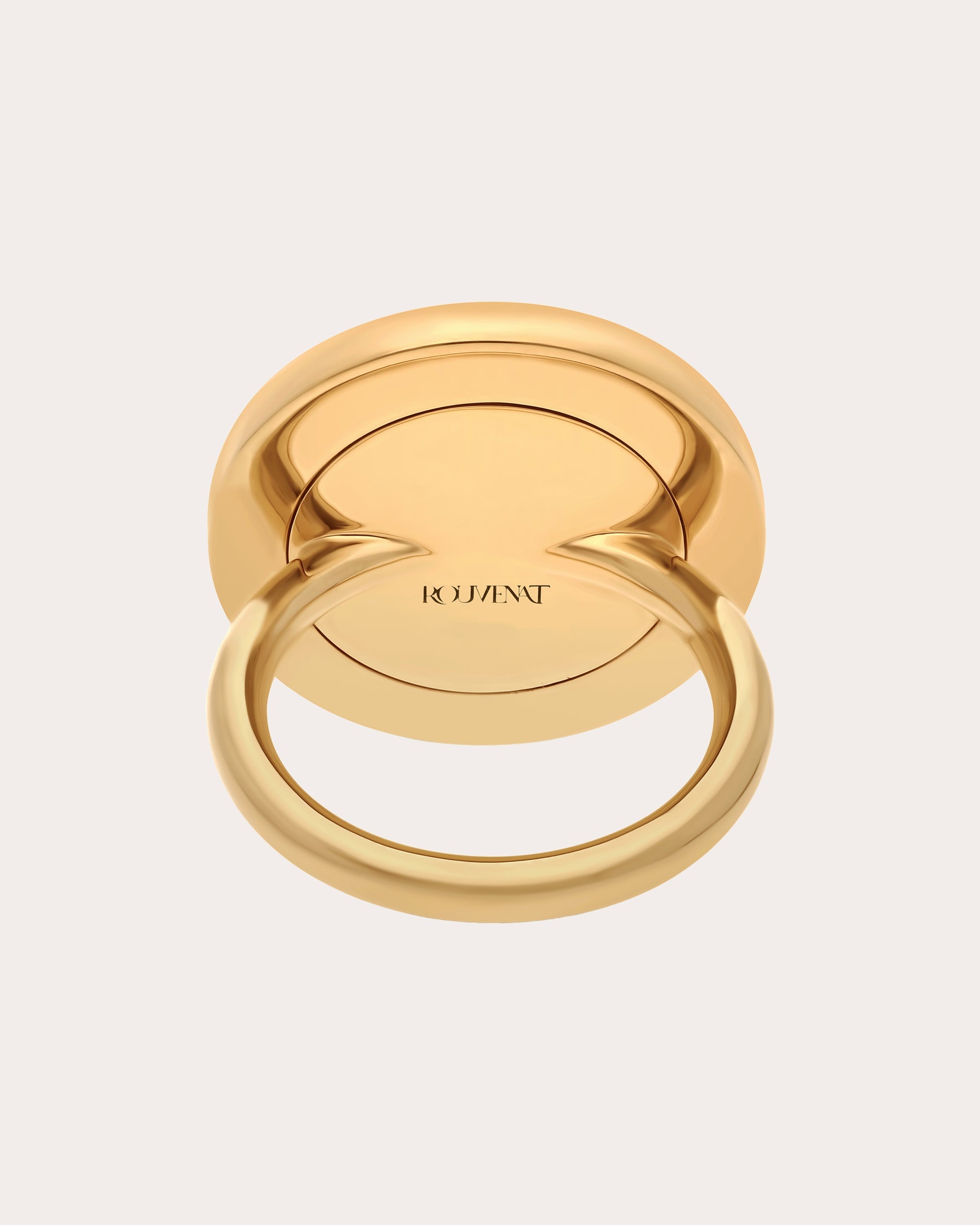 Ruby & Diamond 18k Gold Tag Ring