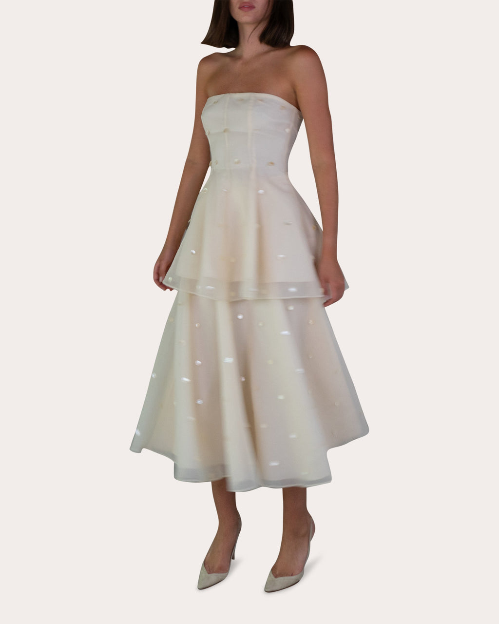Sorcha Pearl A-Line Midi Skirt