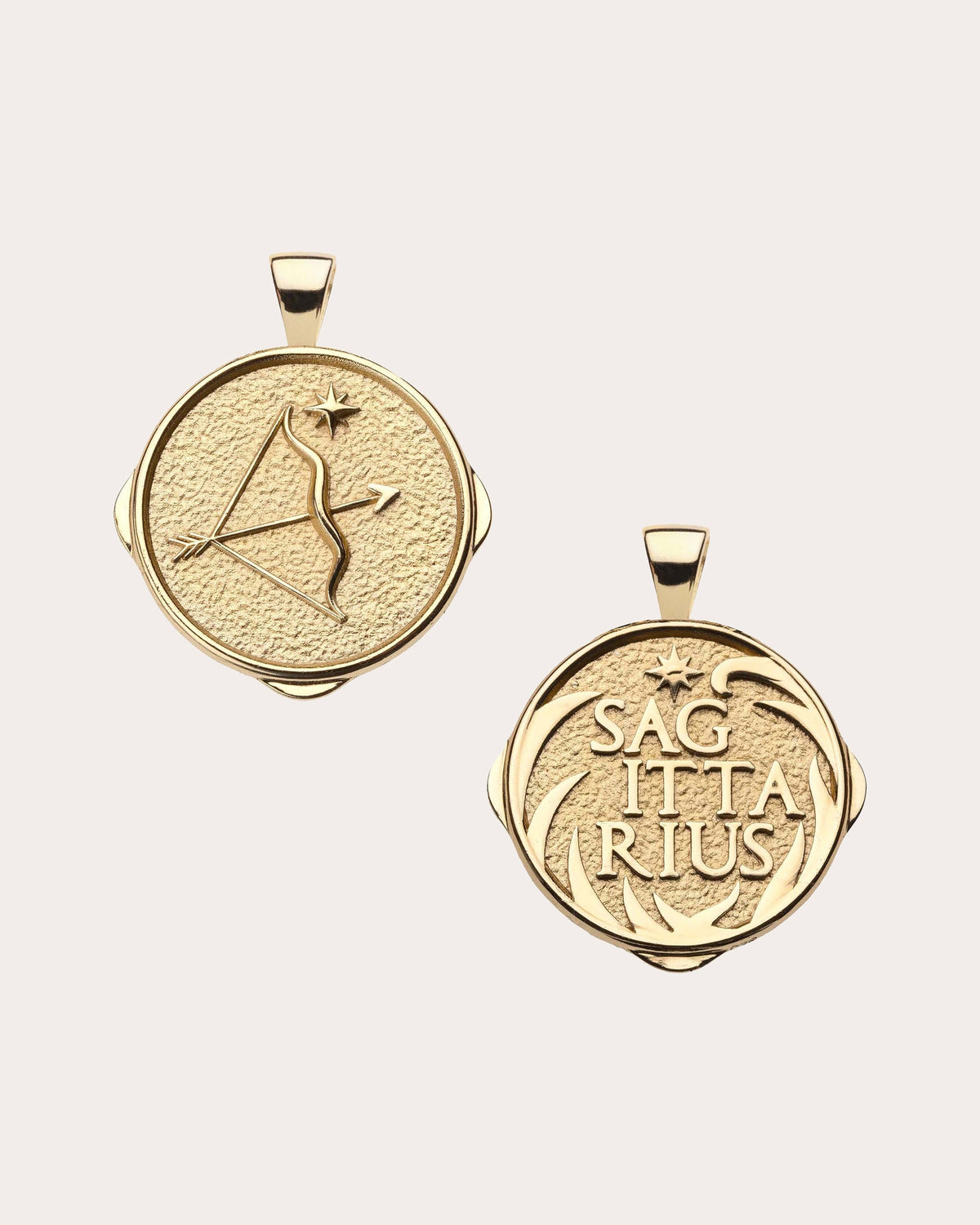 SAGITTARIUS Small Zodiac Coin Pendant Necklace