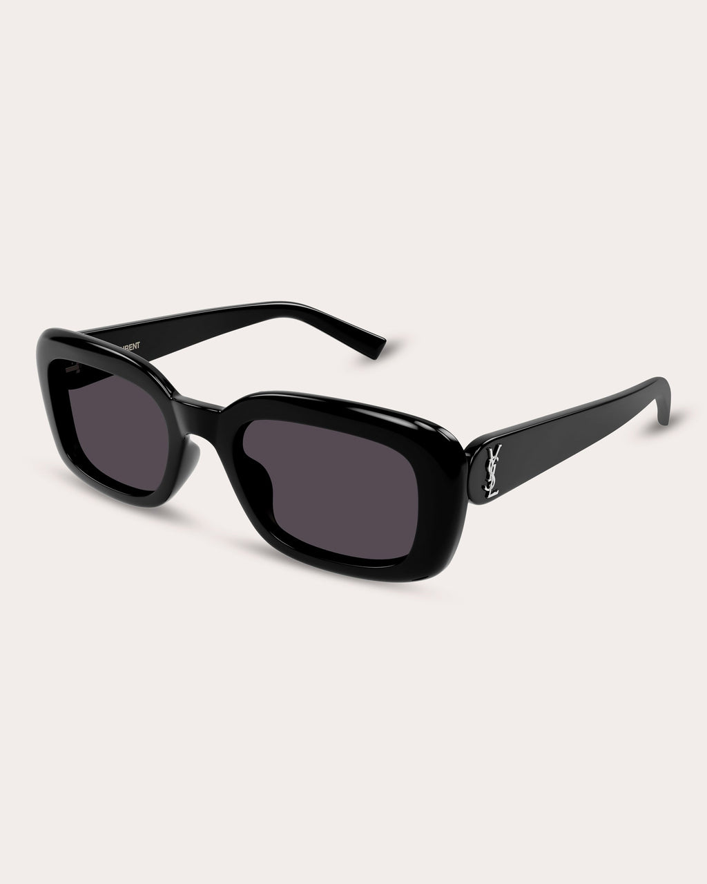 Pillowed Rectangular-Frame Acetate Sunglasses
