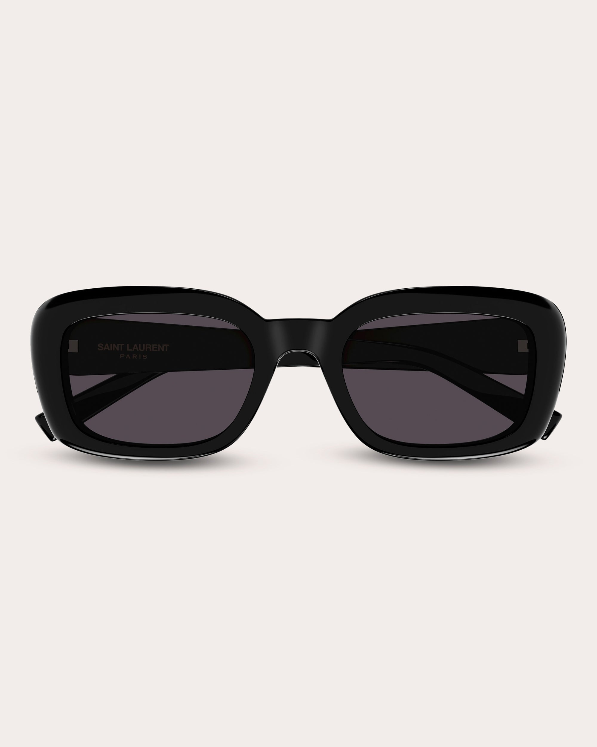 Pillowed Rectangular-Frame Acetate Sunglasses