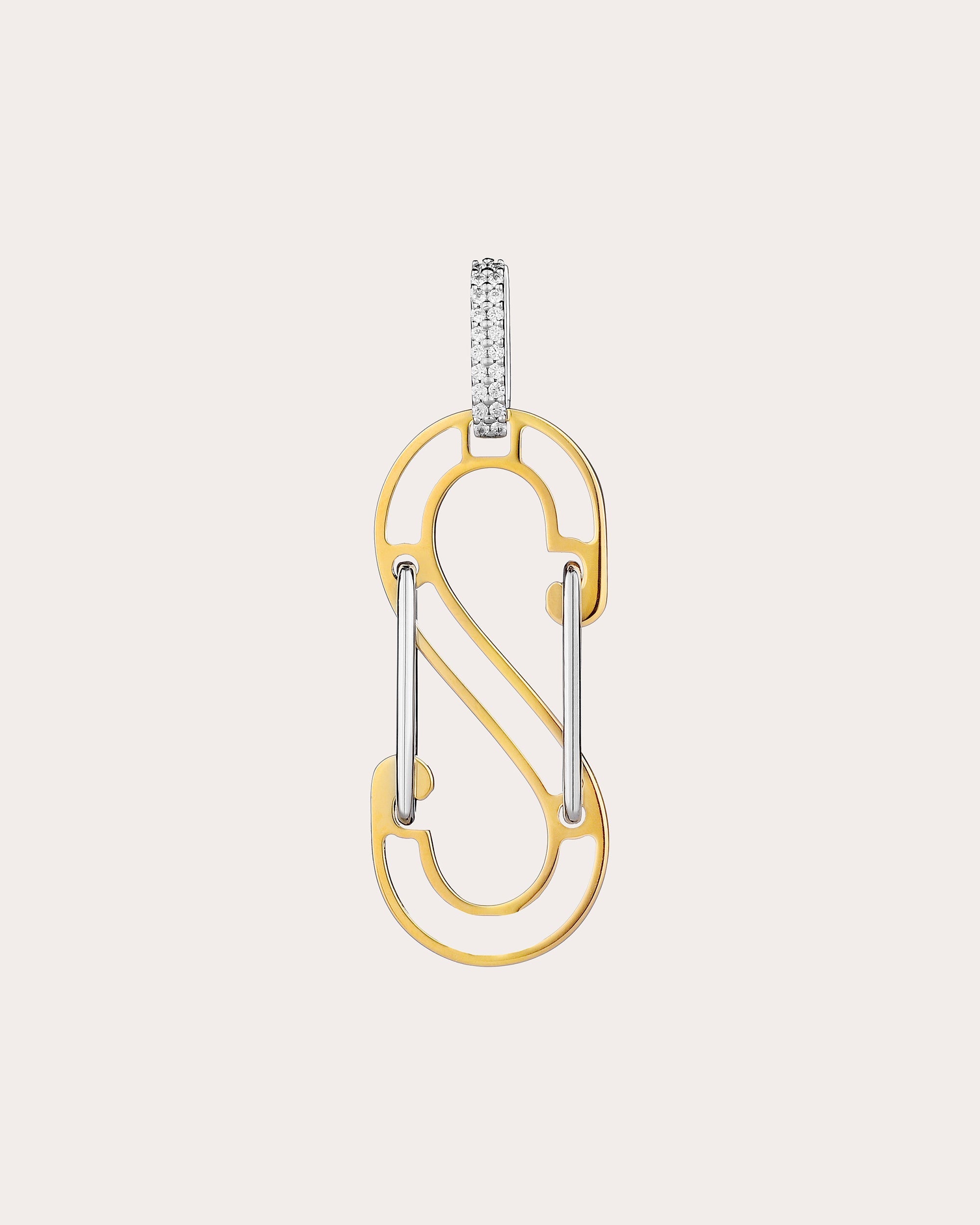 Big Soul Romy 18K Gold Diamond Single Earring