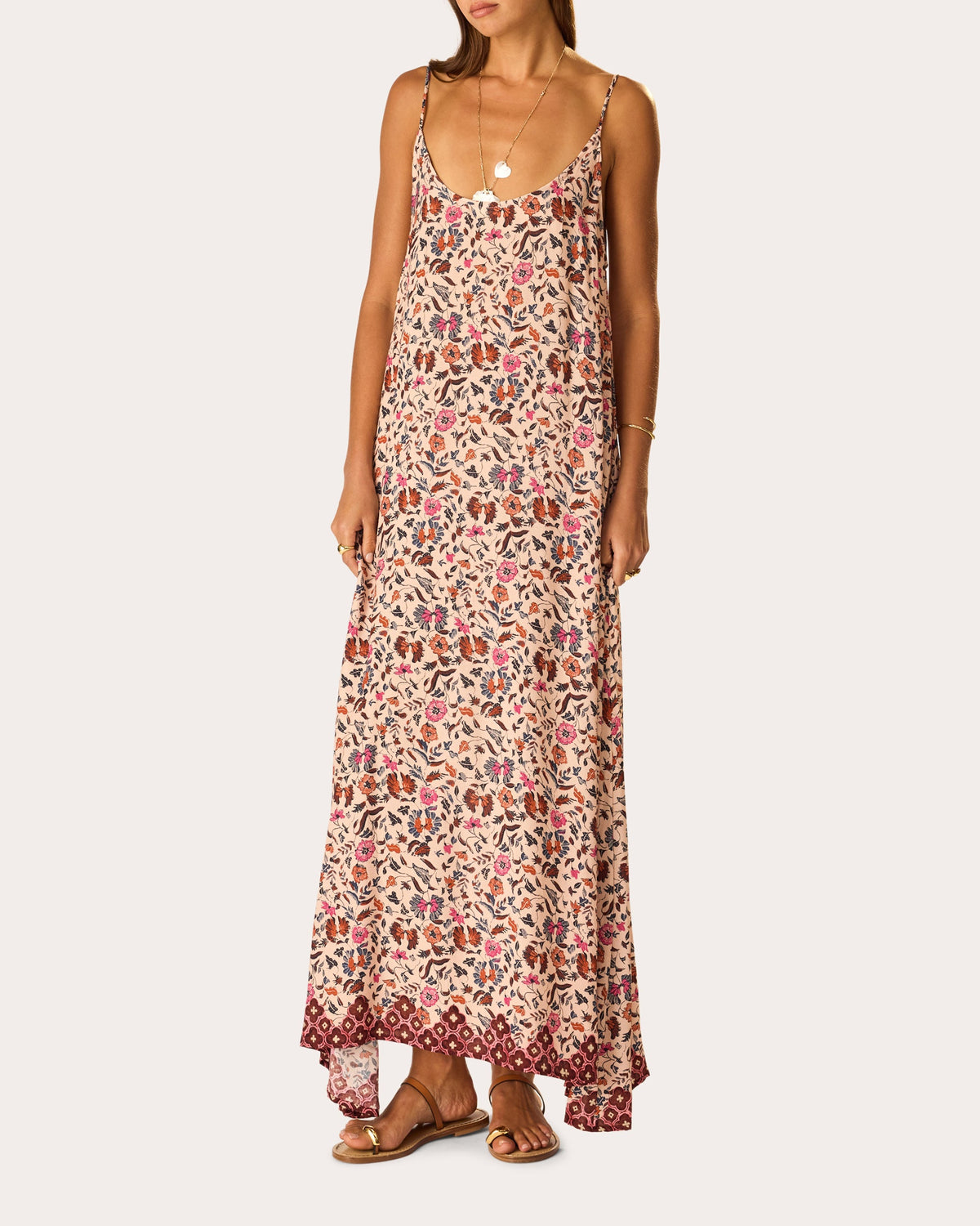 Heather Floral Maxi Slip Dress