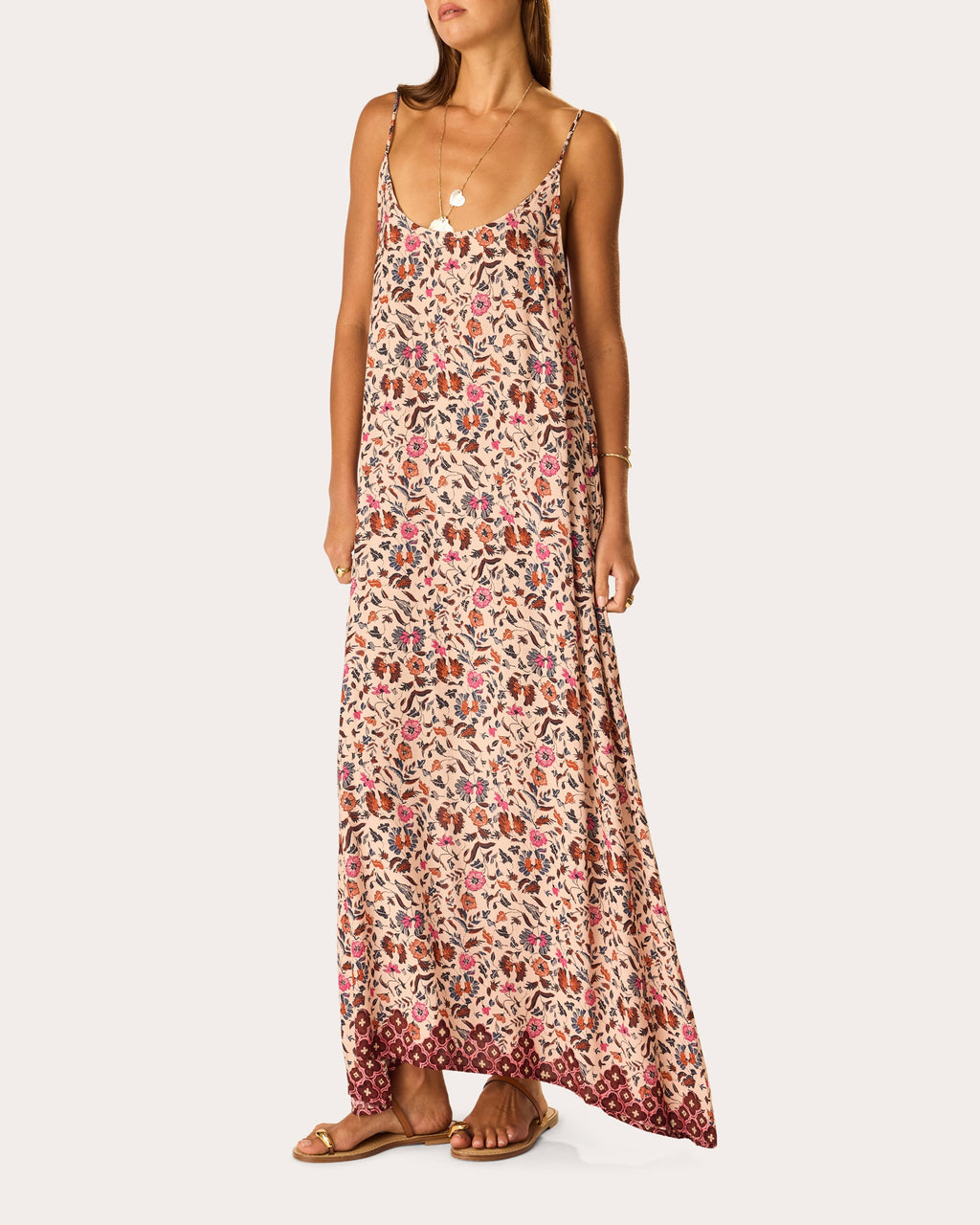 Heather Floral Maxi Slip Dress
