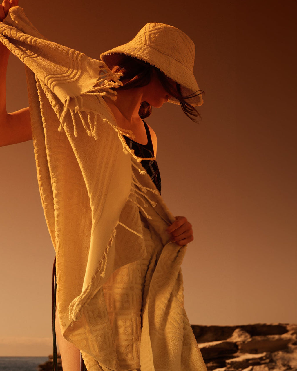 Gala Fringed Terry Jacquard Towel