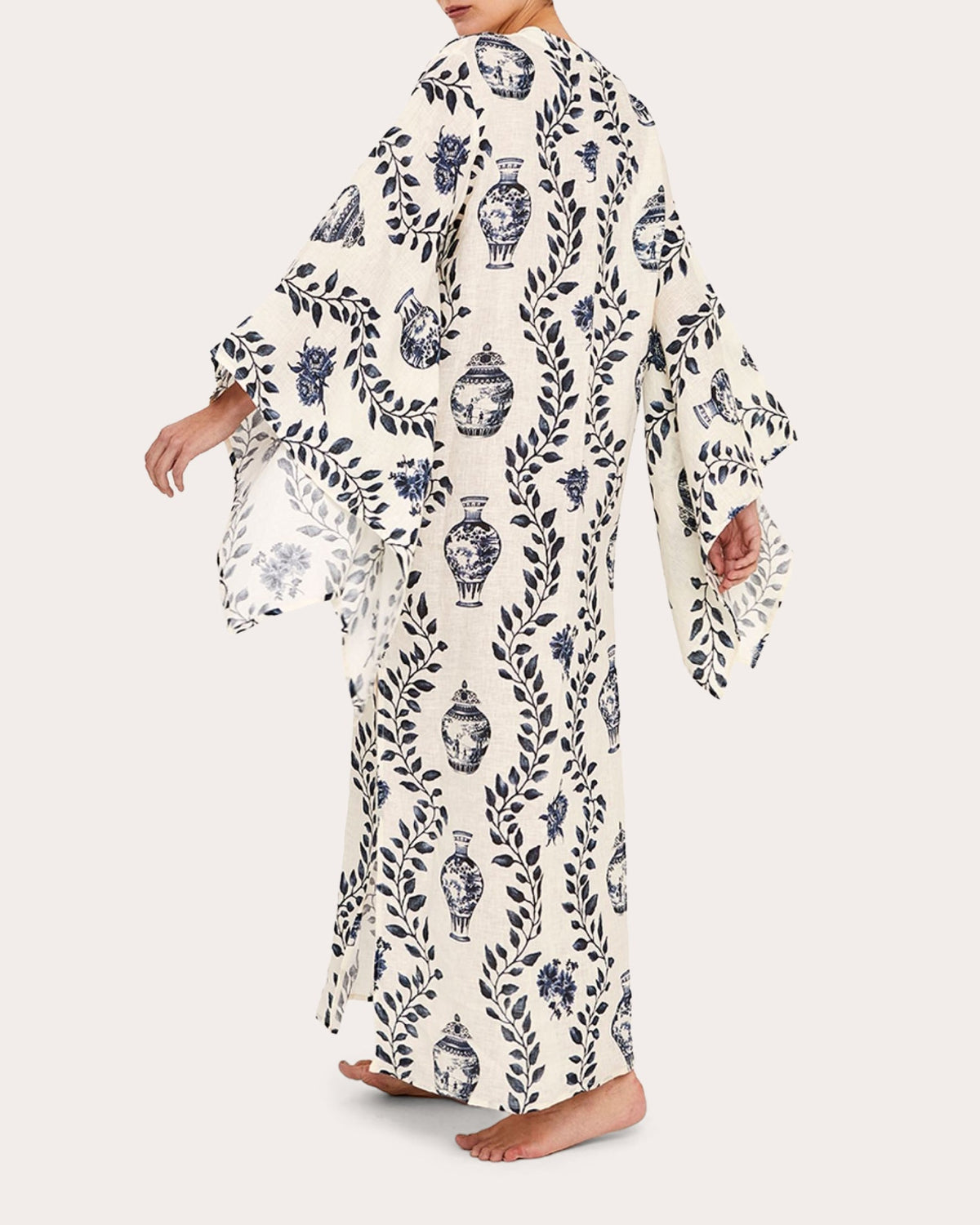 Dynastie Royale Linen Maxi Kaftan