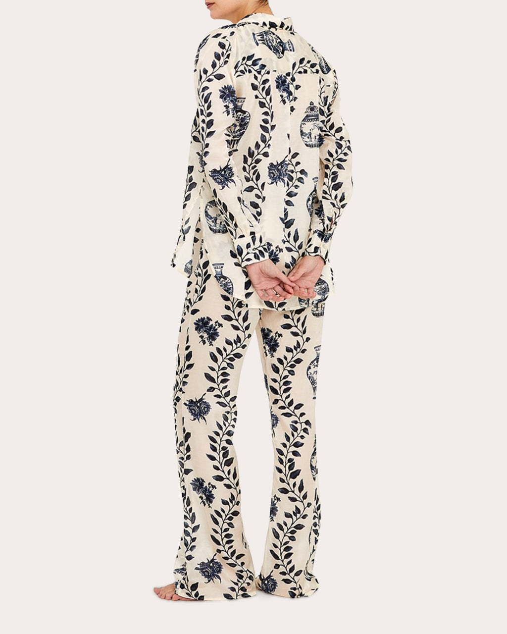 Dynastie Royale Cotton Silk Pull-On Pants