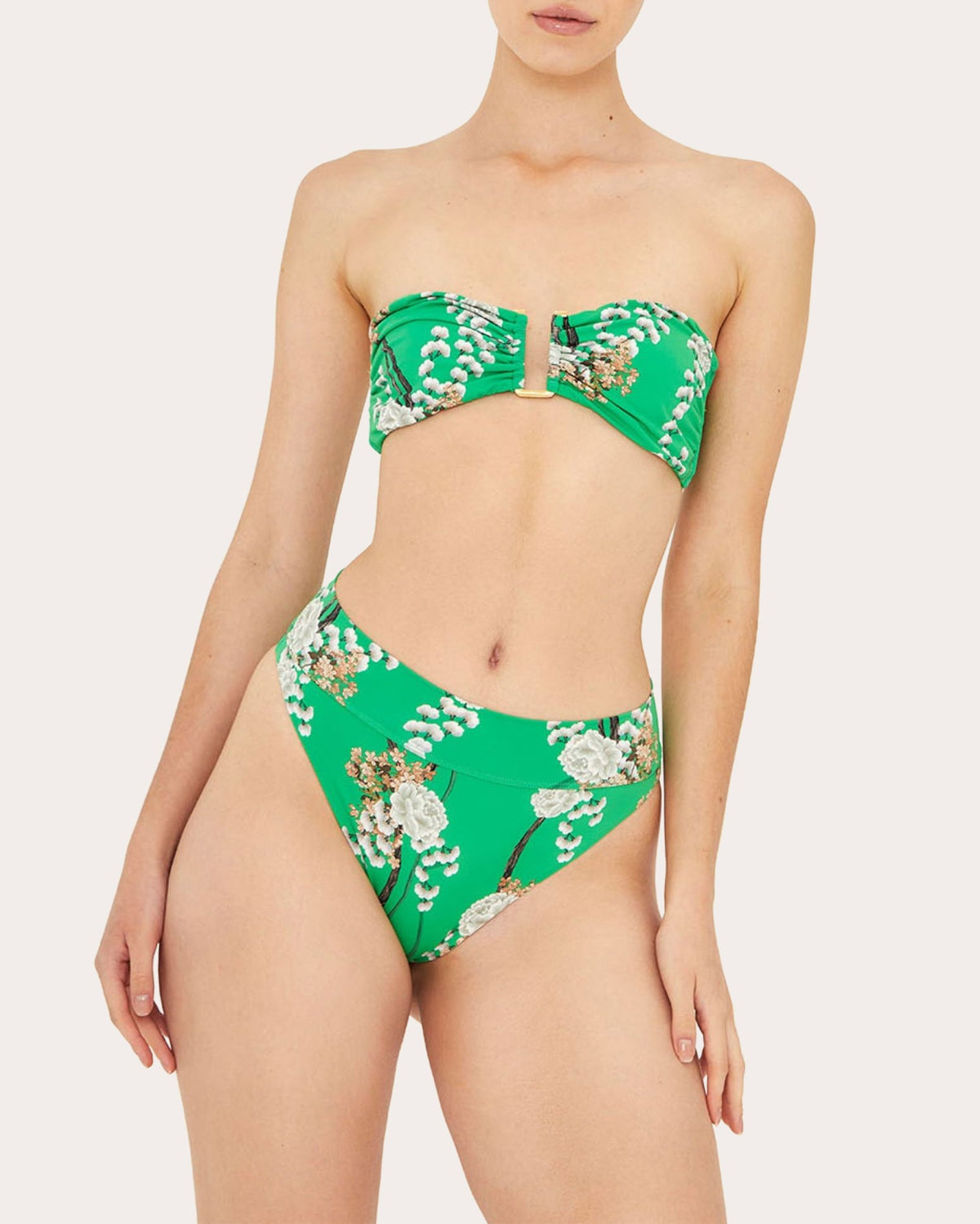 Jade U-Ring Bandeau Bikini Top