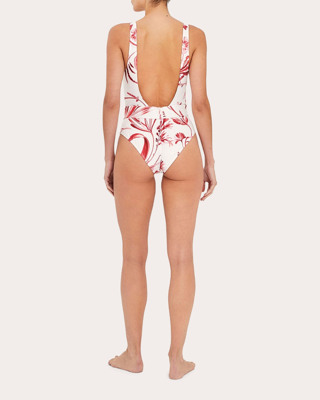 La Vie Rouge Belted One-Piece