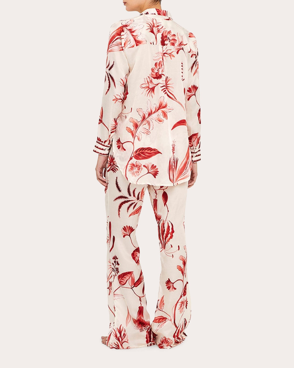 La Vie Rouge Cotton Silk Pull-On Pants