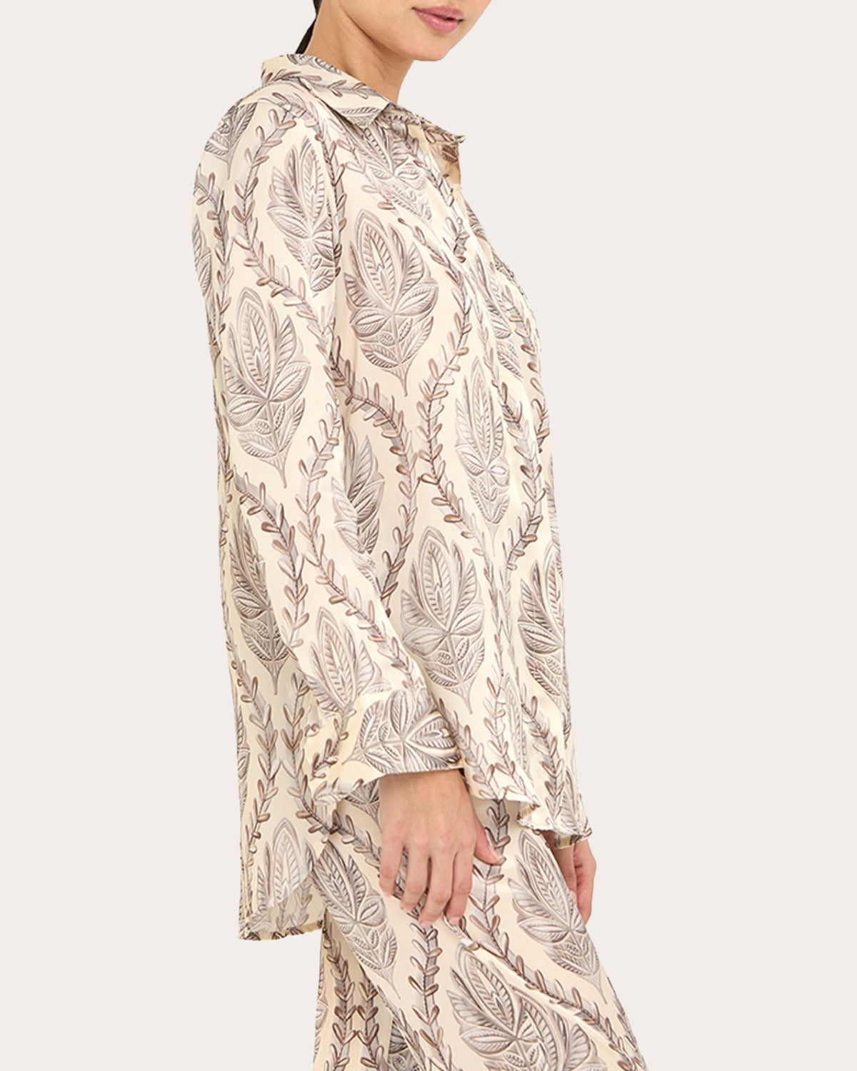 Sultana Silk Button-Up
