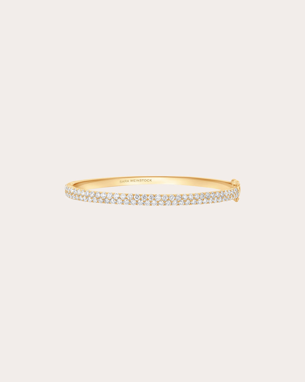 Veena Diamond Two-Row Bangle