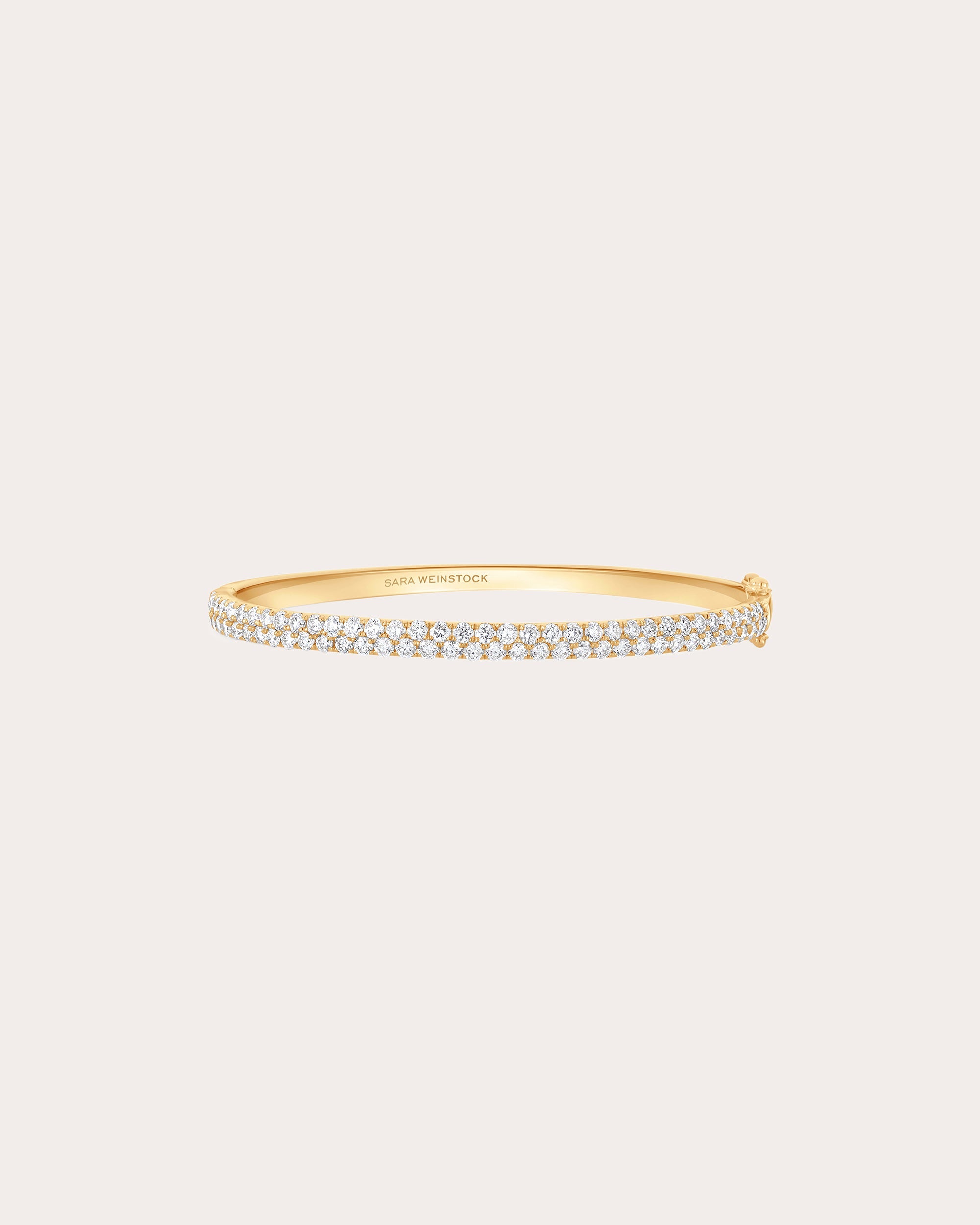 Veena Diamond Two-Row Bangle