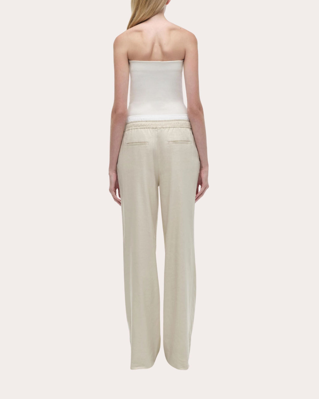Bristol Straight-Leg Pull-On Pants