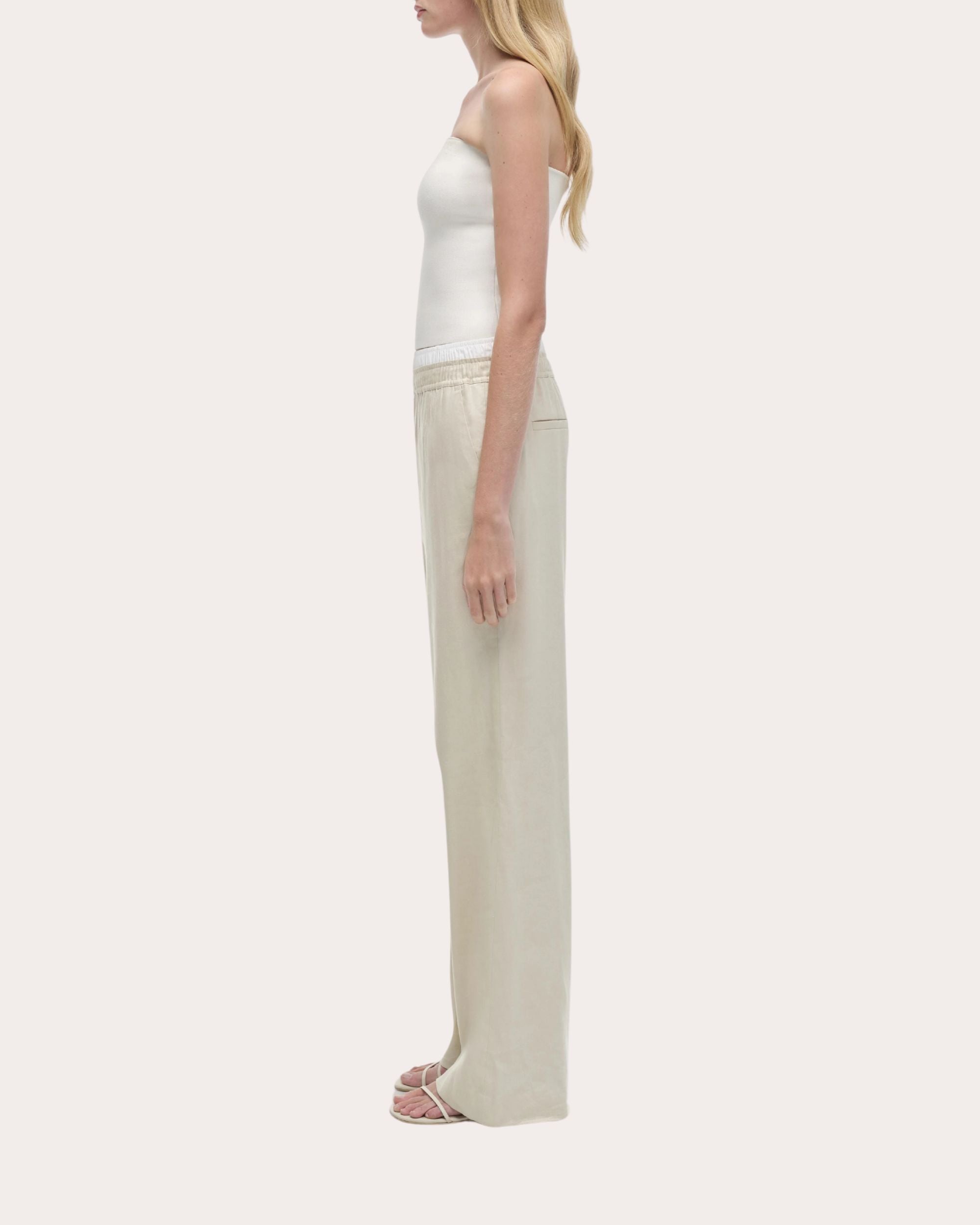 Bristol Straight-Leg Pull-On Pants