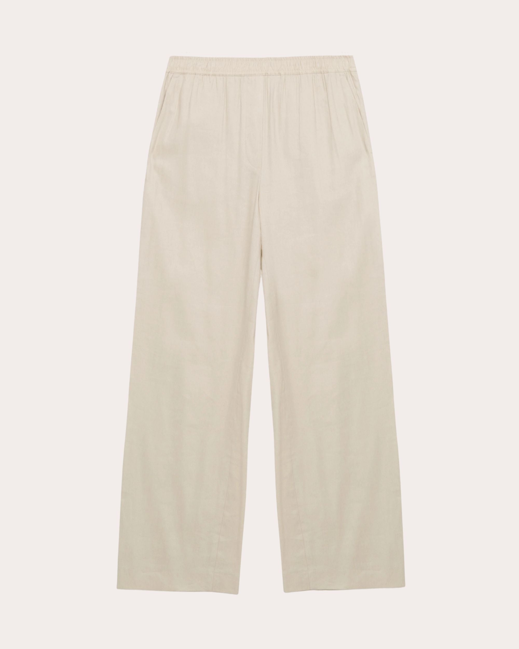 Bristol Straight-Leg Pull-On Pants
