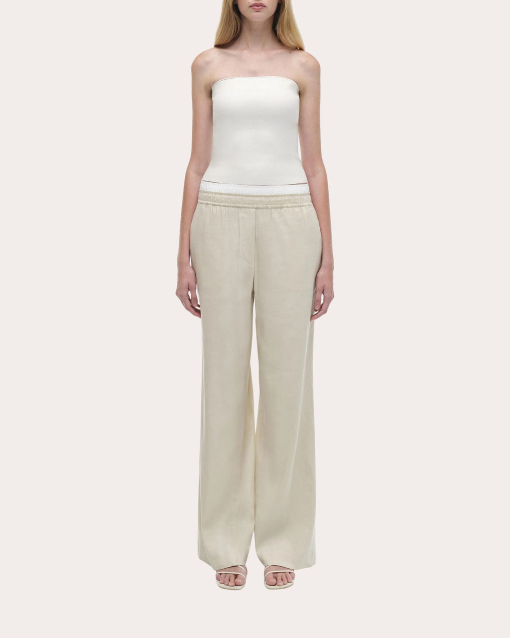 Bristol Straight-Leg Pull-On Pants