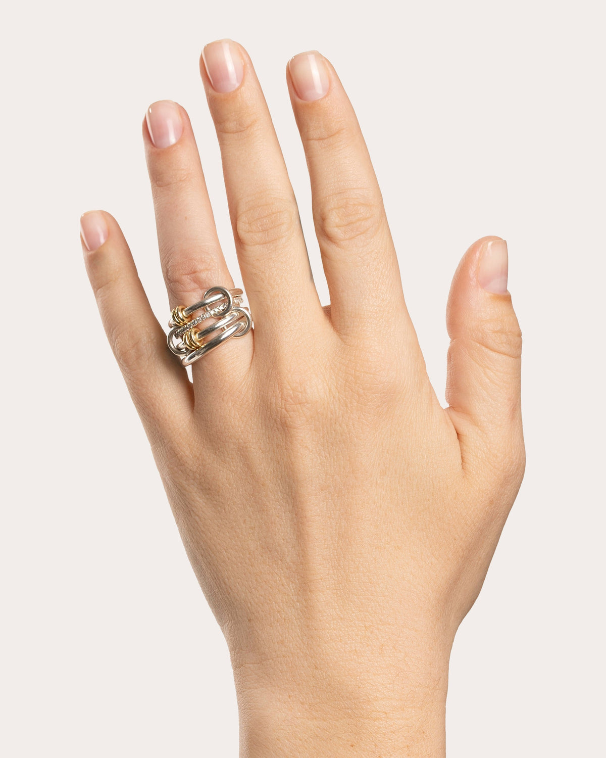 Gray Diamond Sagittarius Ring