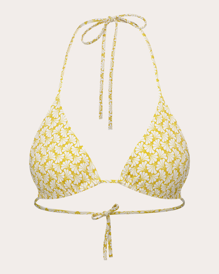 Scarlett Floral Triangle Bikini Top