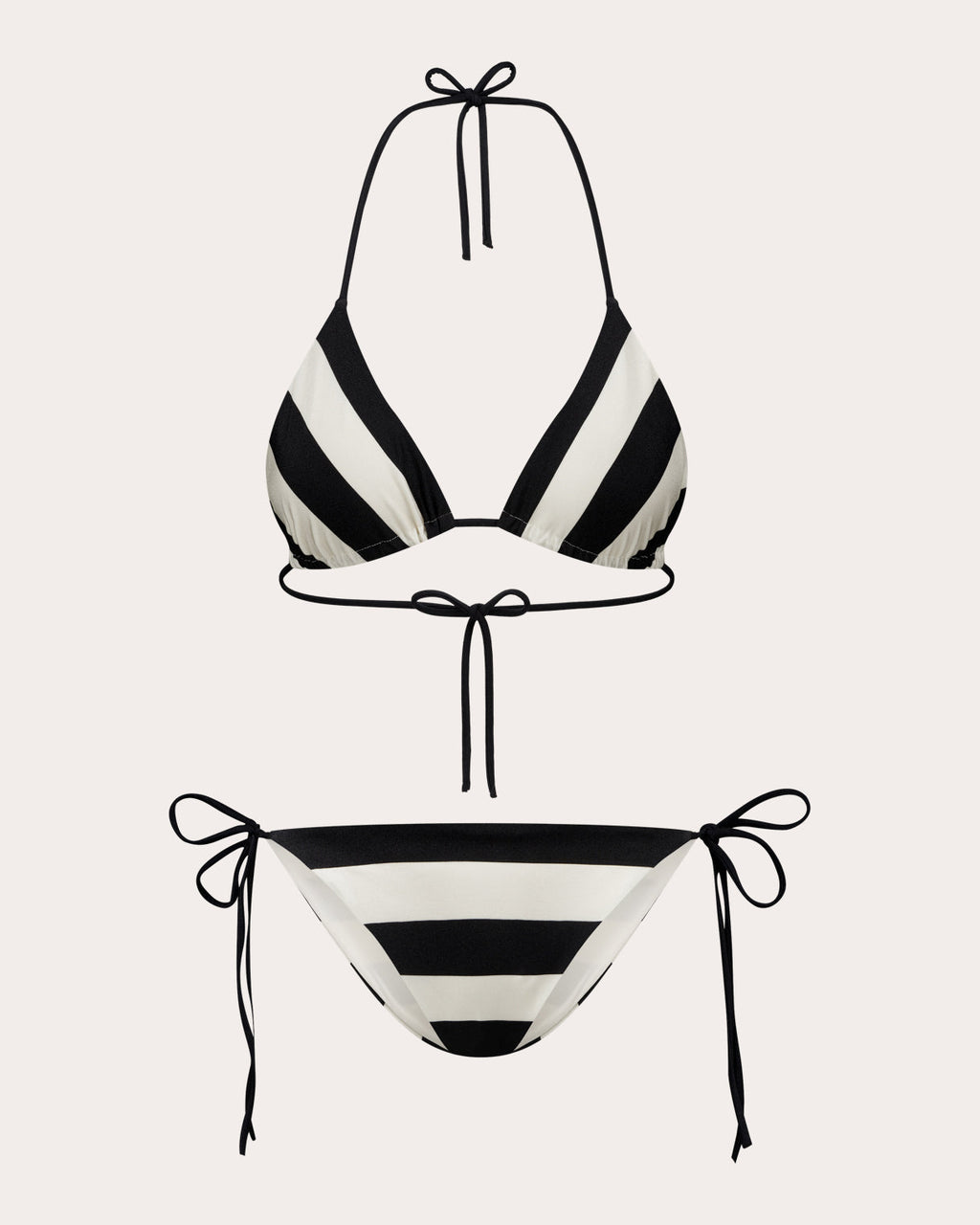 Poppy Stripe String Bikini Bottoms