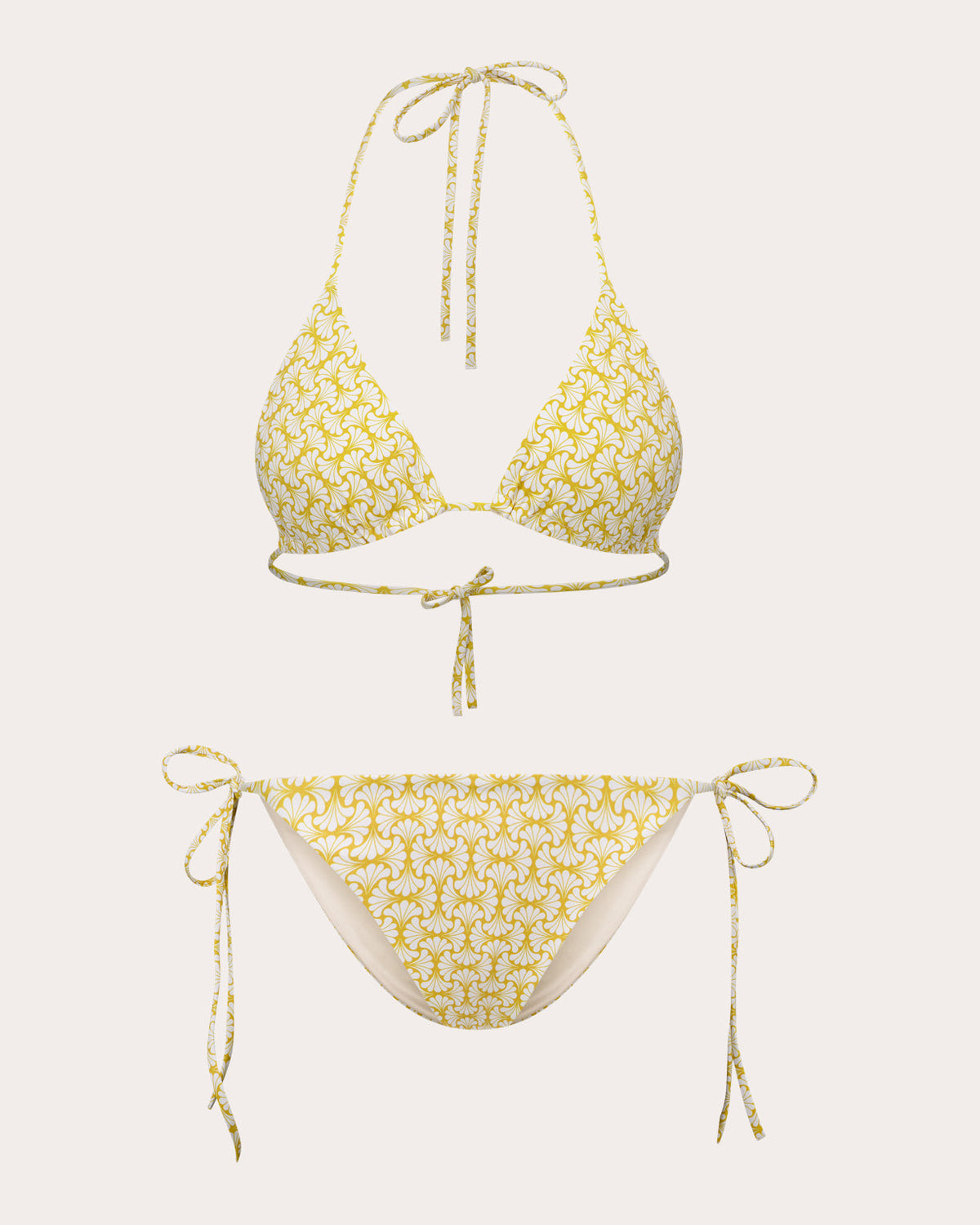 Scarlett Floral Triangle Bikini Top