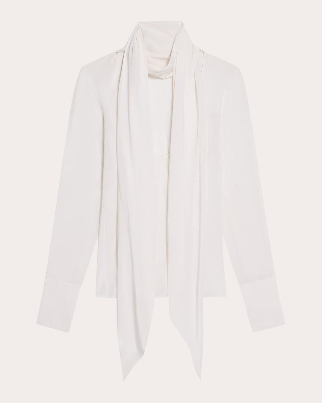 Scarf Silk Blouse