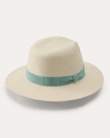 Vitoria Woven Straw Panama Hat