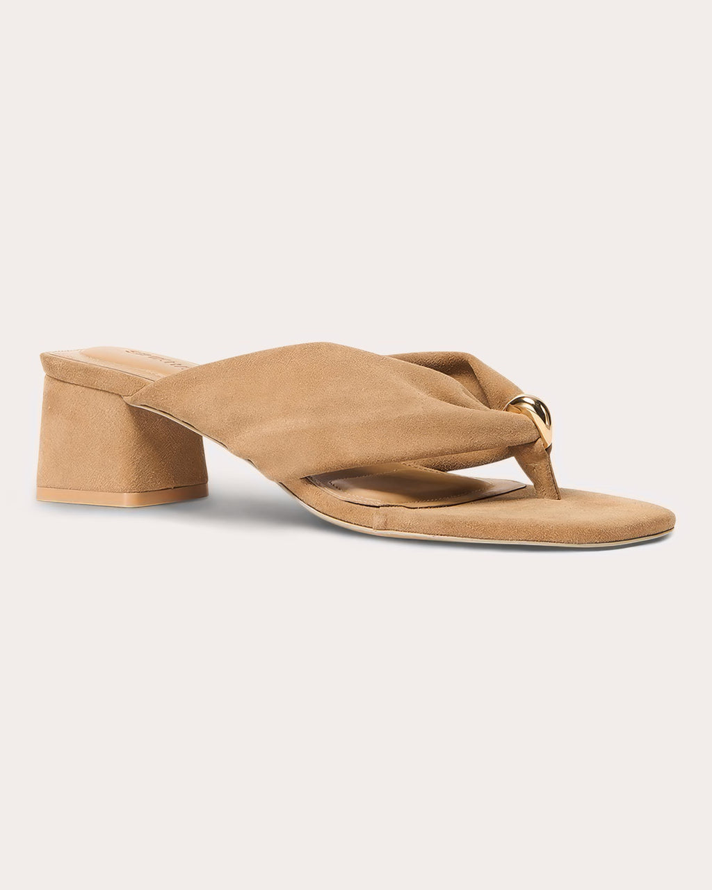 Stella Suede Block Heel Sandal