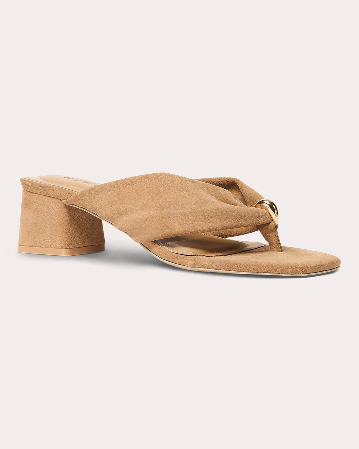 Stella Suede Block Heel Sandal