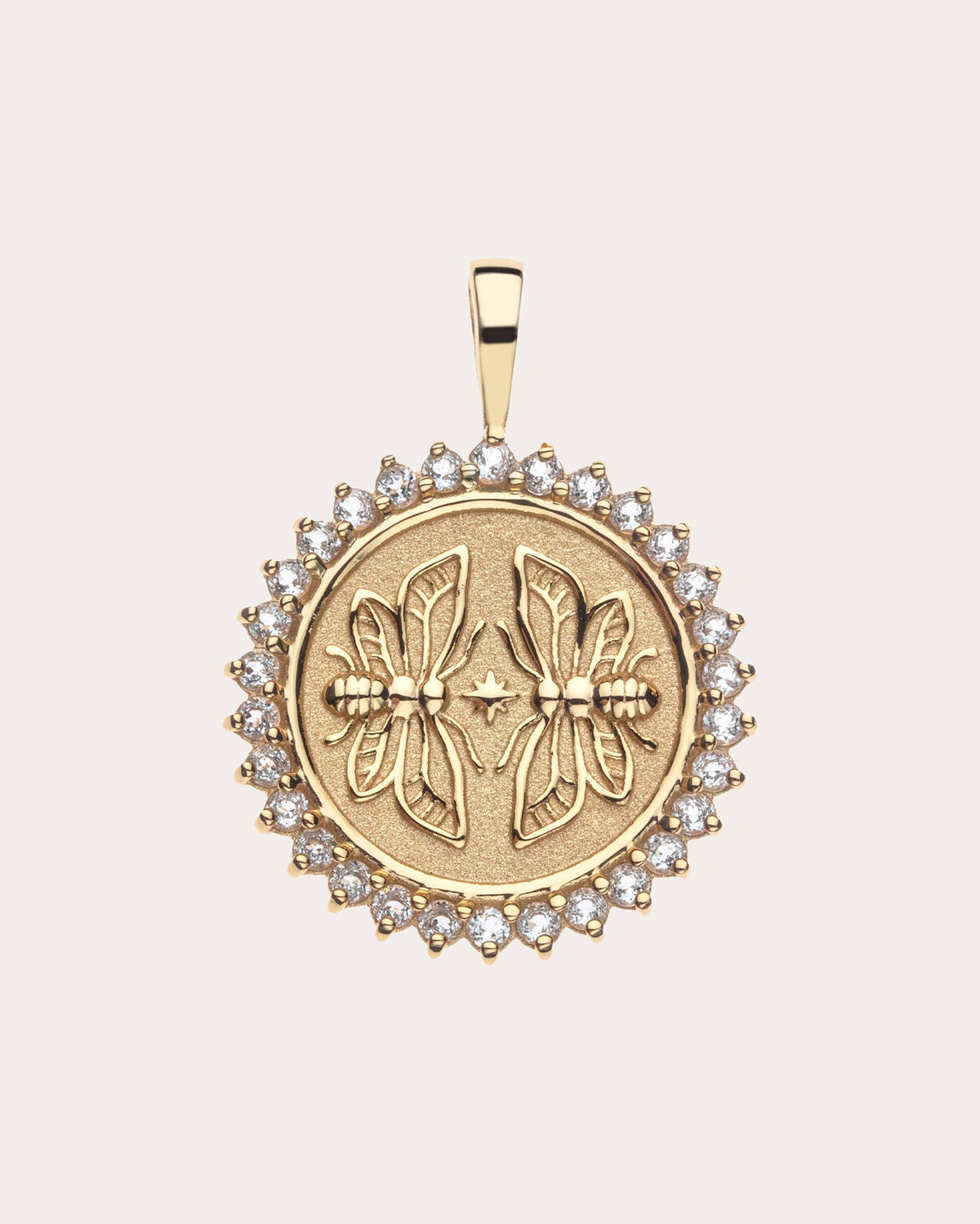 Topaz SISTERS FOREVER Petite Coin Pendant Necklace