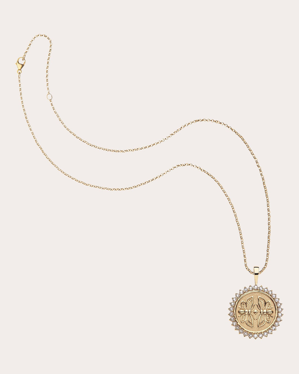 Topaz SISTERS FOREVER Petite Coin Pendant Necklace