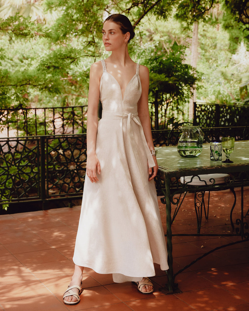Sloane Braided Linen Dress