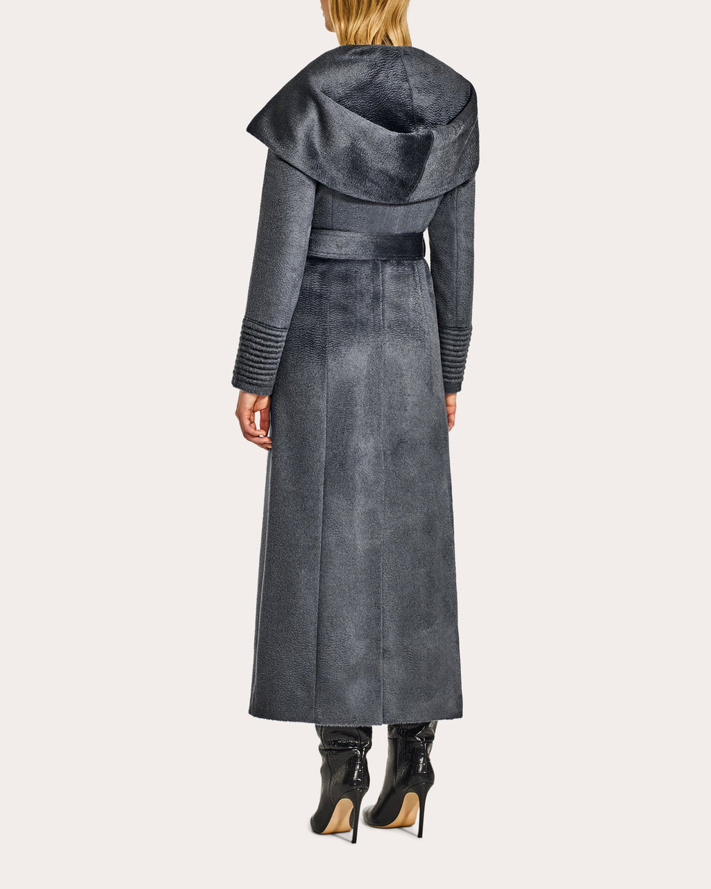 Suri Alpaca Hooded Maxi Wrap Coat