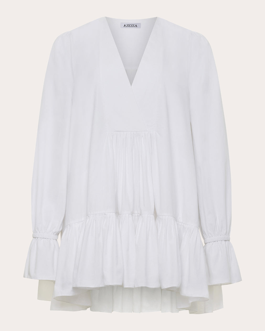 Thistle Cotton Poplin Ruffle Mini Dress