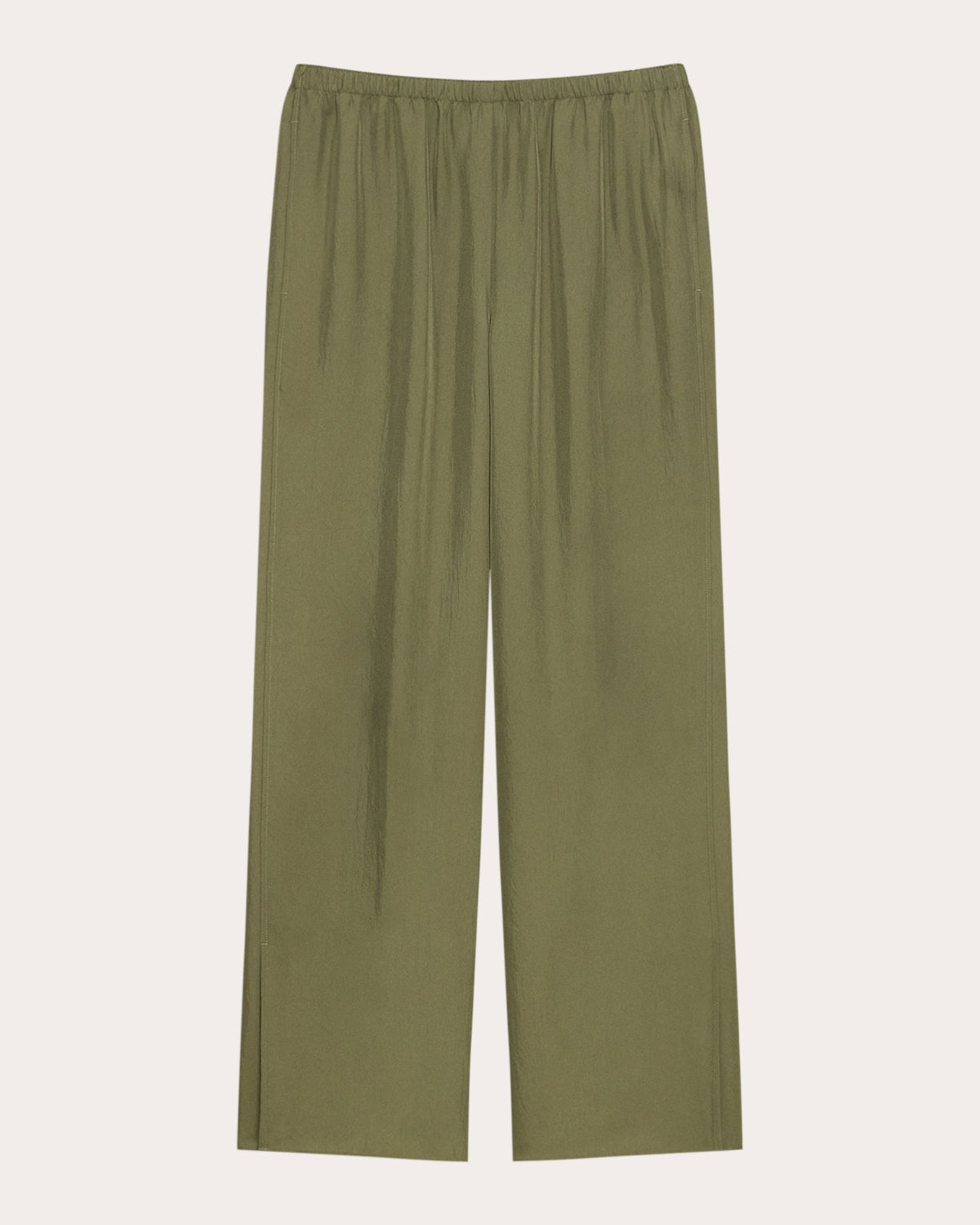 Washed Twill Vented Pull-On Pants